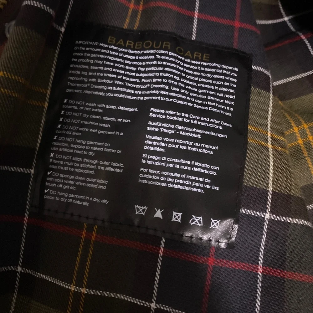 Barbour Brown/Green Jacket XL - Picture 8 of 9